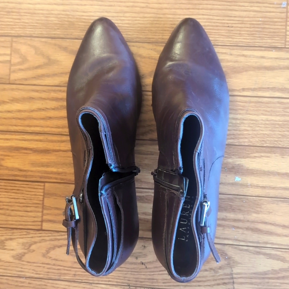 Lauren Ralph Lauren Nara Brown Heeled Boots